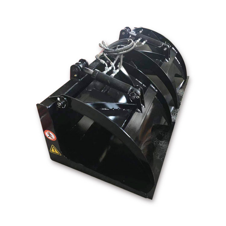 72 84 Inch Best Hydraulic Grapple Bucket for Skid Steer Loader