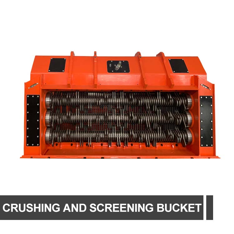 RAY Excavator Wheel Loaders Attachments Shredder Concrete Crushing And