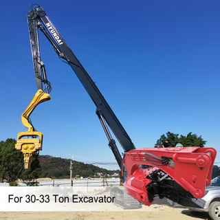 Marteau vibro d'excavatrice RV-300 de 30 &agrave; 33 tonnes pour pieux