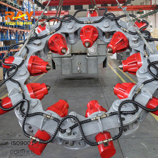 Machine hydraulique de d&eacute;coupe de pieux en b&eacute;ton carr&eacute;, fabriqu&eacute;e en Chine, fix&eacute;e sur des excavatrices