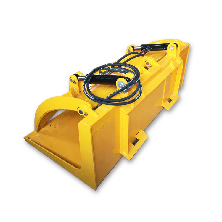 72 84 Inch Best Hydraulic Grapple Bucket for Skid Steer Loader