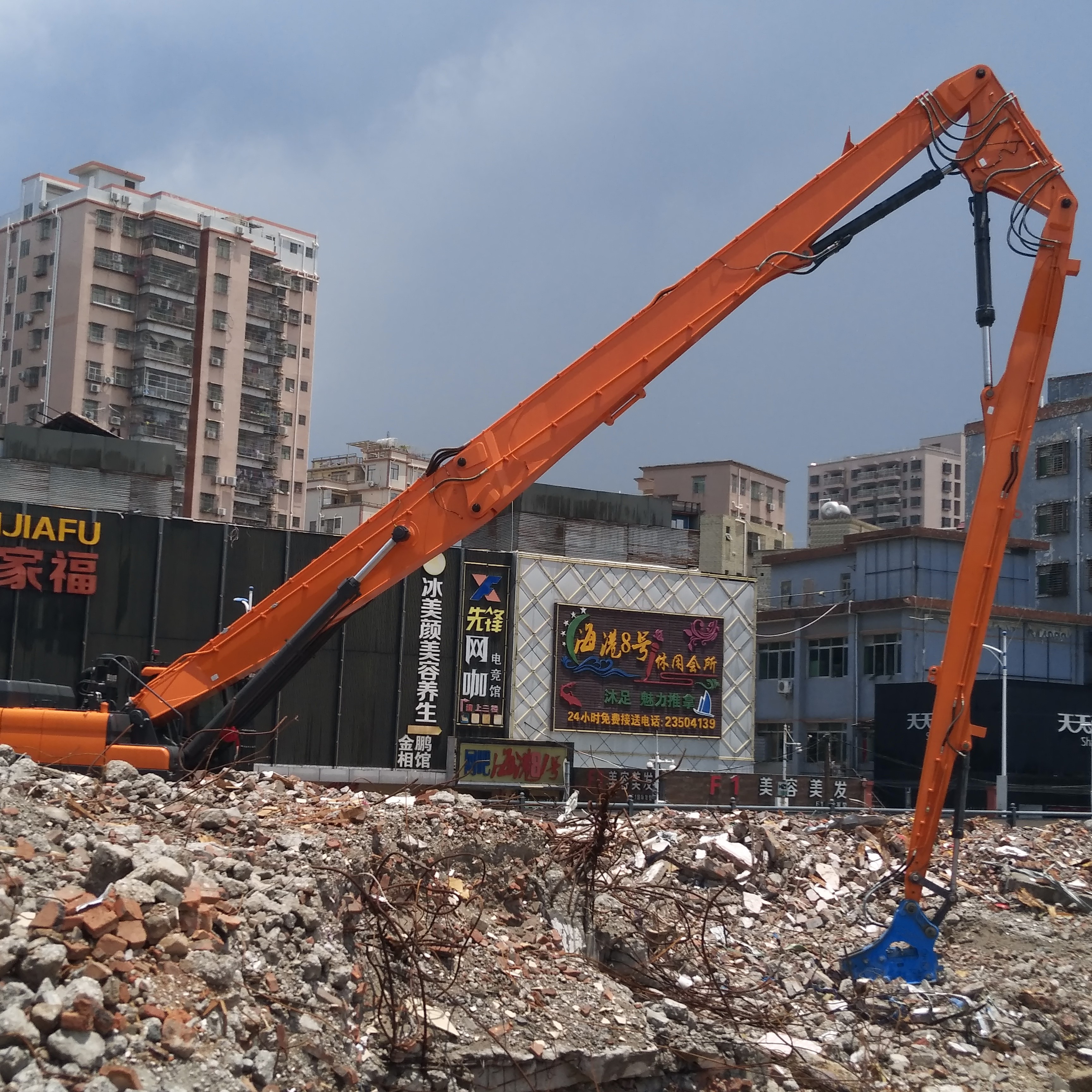 12-24 Meters Demolition Boom Arm for 12-45 T Excavator