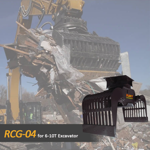 Garra de demoli&ccedil;&atilde;o de escavadeira 6-10T para venda RCG-04