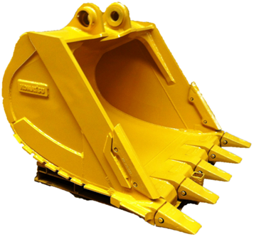 Desenho de ca&ccedil;amba de escavadeira E320C BALDE 
