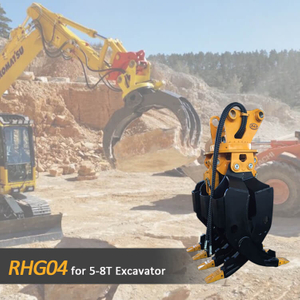 RHG04 Stone Grapple for 5-8T Excavator
