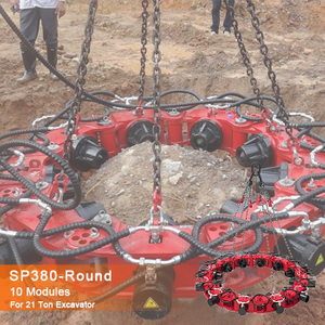SP380-10 Quebra-estacas com cortador de cabe&ccedil;a de estaca de concreto para constru&ccedil;&atilde;o