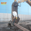 Hydraulic excavator concrete pulverizer shear for construction