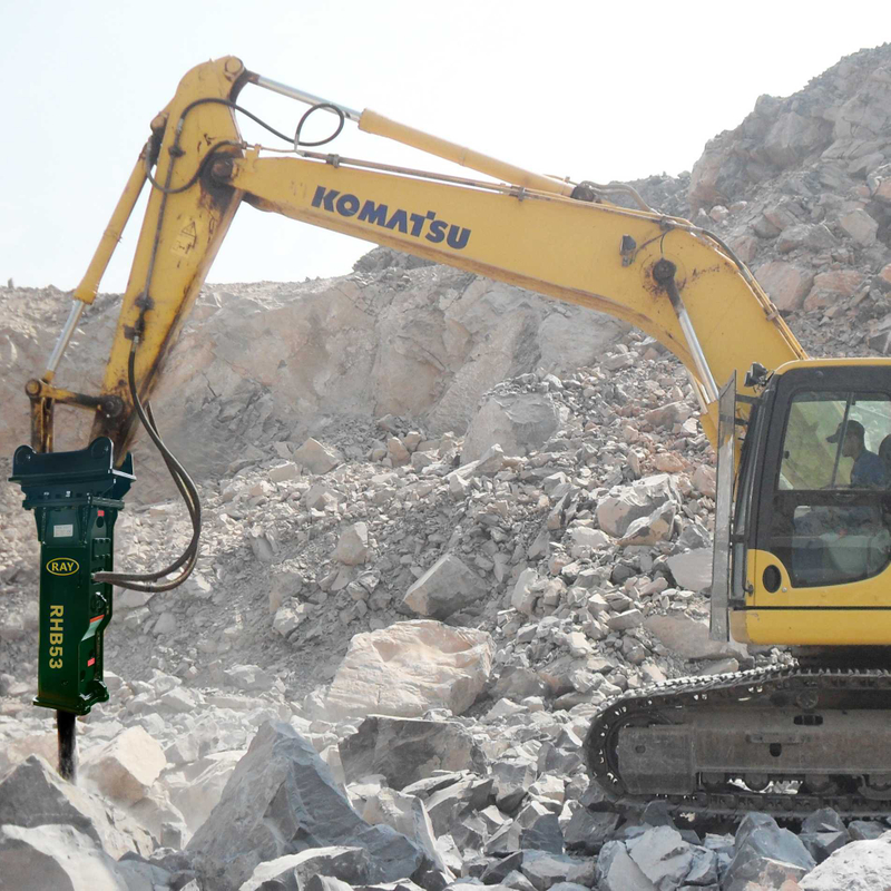 Kastenf&ouml;rmiger Hydraulikhammer RHB75 f&uuml;r 6-9-Tonnen-Bagger