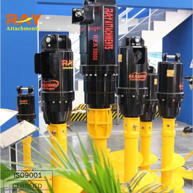 REA50000 model hydraulic Earth Auger drilling
