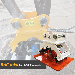 Compactador Hidr&aacute;ulico RHC-mini para Escavadeira 1-3T