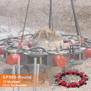 Cortador de pilha concreto hidr&aacute;ulico do equipamento do canteiro de obras SP380-12
