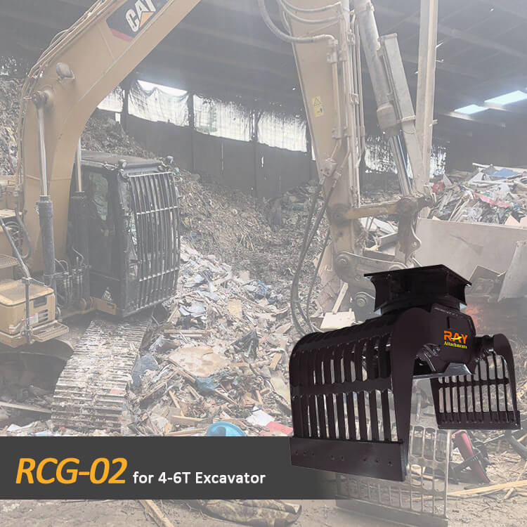 4-6T Bagger-Abbruchgreifer RCG-02 zu verkaufen