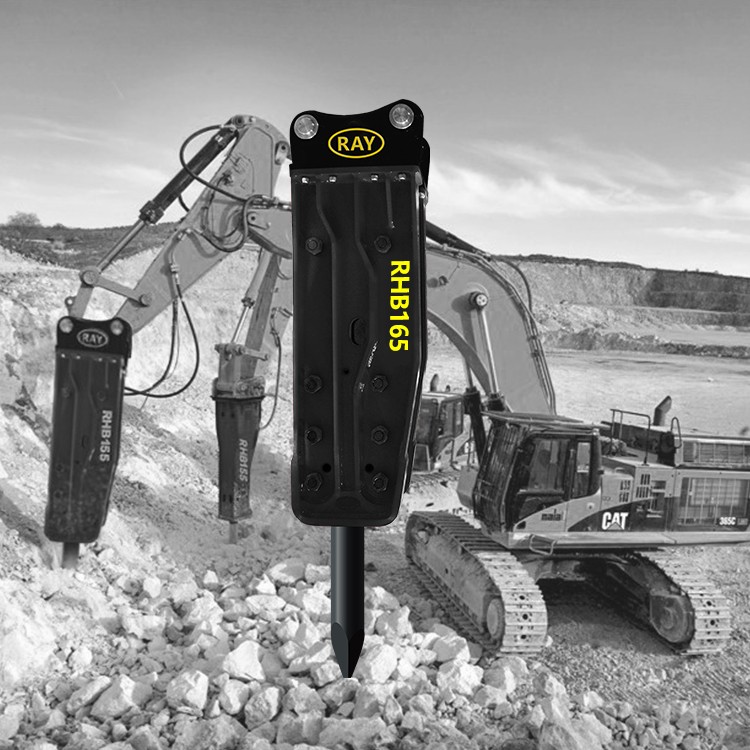 RHB185 Top Type Hydraulic Breaker for 45-85 Ton Excavator