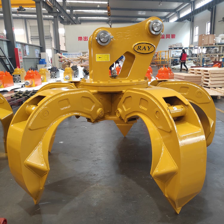 Pinza in acciaio RAY Orange per escavatori