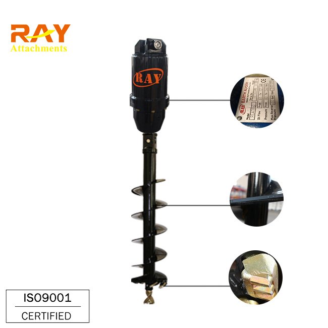 REA3000 model hydraulic Earth Auger drilling