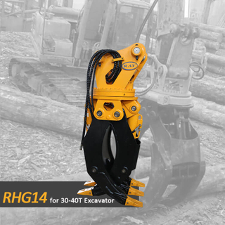 Luta de madeira modelo RHG14 para escavadeira de 30-40 toneladas