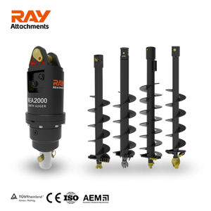 Coclea con foro per palo per escavatore REA2000 per escavatore 1-2,5T