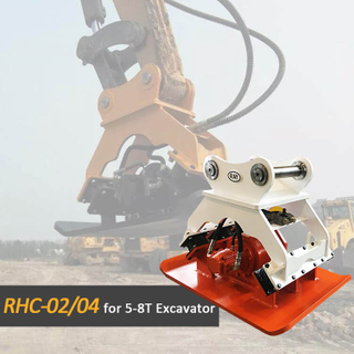 5-8 Tonnen hydraulischer Vibrationsverdichter RHC-02/04 f&uuml;r Bagger zu verkaufen