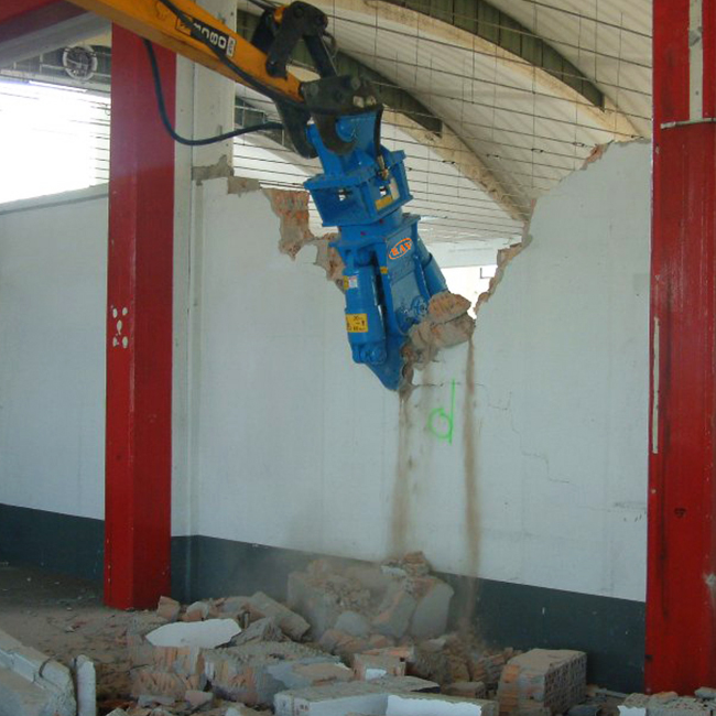 Hydraulic power scrap steel shear CR20R for excavator used