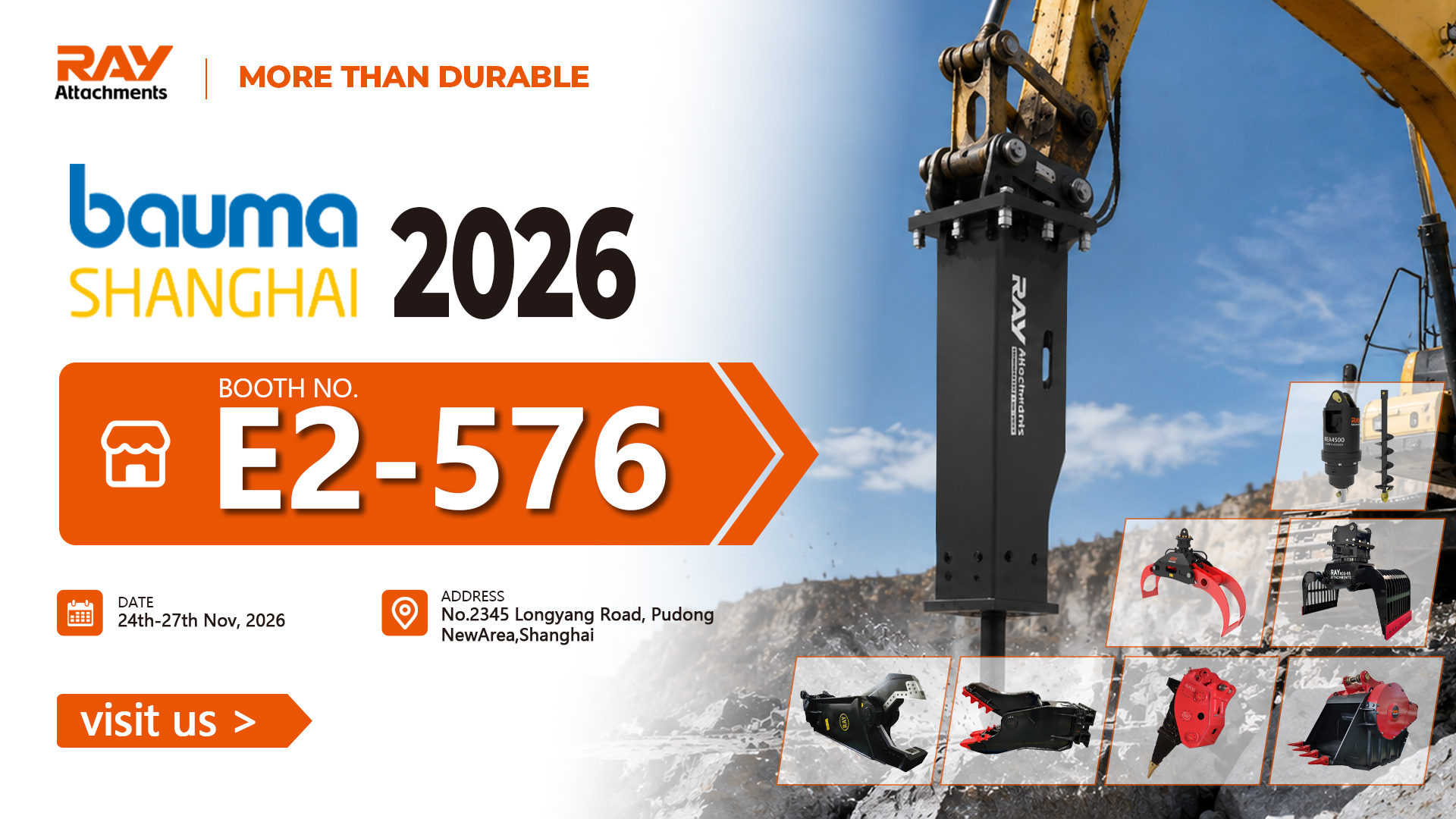 L'Engineering Hub del Bauma SHANGHAI 2026: Perch&eacute; RAY Annexes &egrave; l'ancoraggio strategico per la catena di fornitura globale.