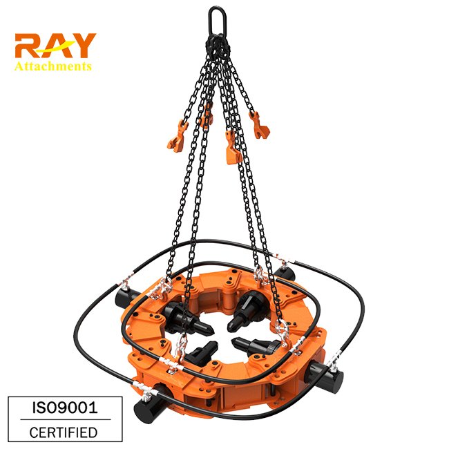 Hydraulic concrete round pile head cutter for excavator used