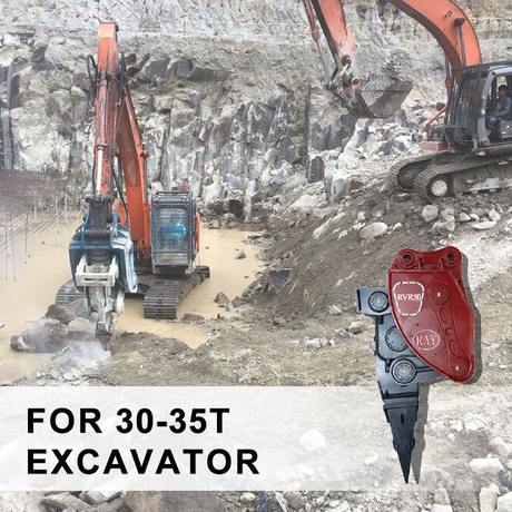 Vibro Ripper RVR-50 pour excavatrice de 30 &agrave; 35 tonnes