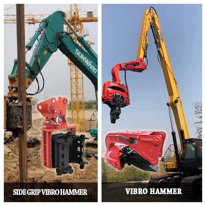 Solution de projet pour l'installation de pieux en acier de 12 m