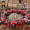 most advanced adjustable chain hydraulic round pile breaker SP606 with hydraulic cylinder