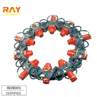 Machine de d&eacute;coupe de pieux en b&eacute;ton dans les pi&egrave;ces de machines de construction