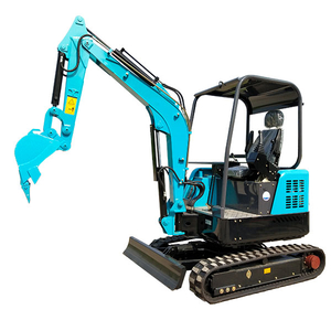 RAY&YG Joystick Crawler Zero Swing with Square Shape Body Mini Excavator 