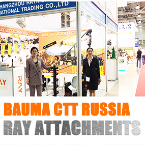 Anexos RAY recebem visitantes na BAUMA CTT RUSSIA 2019